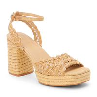 Orion Raffia Heel - Natural