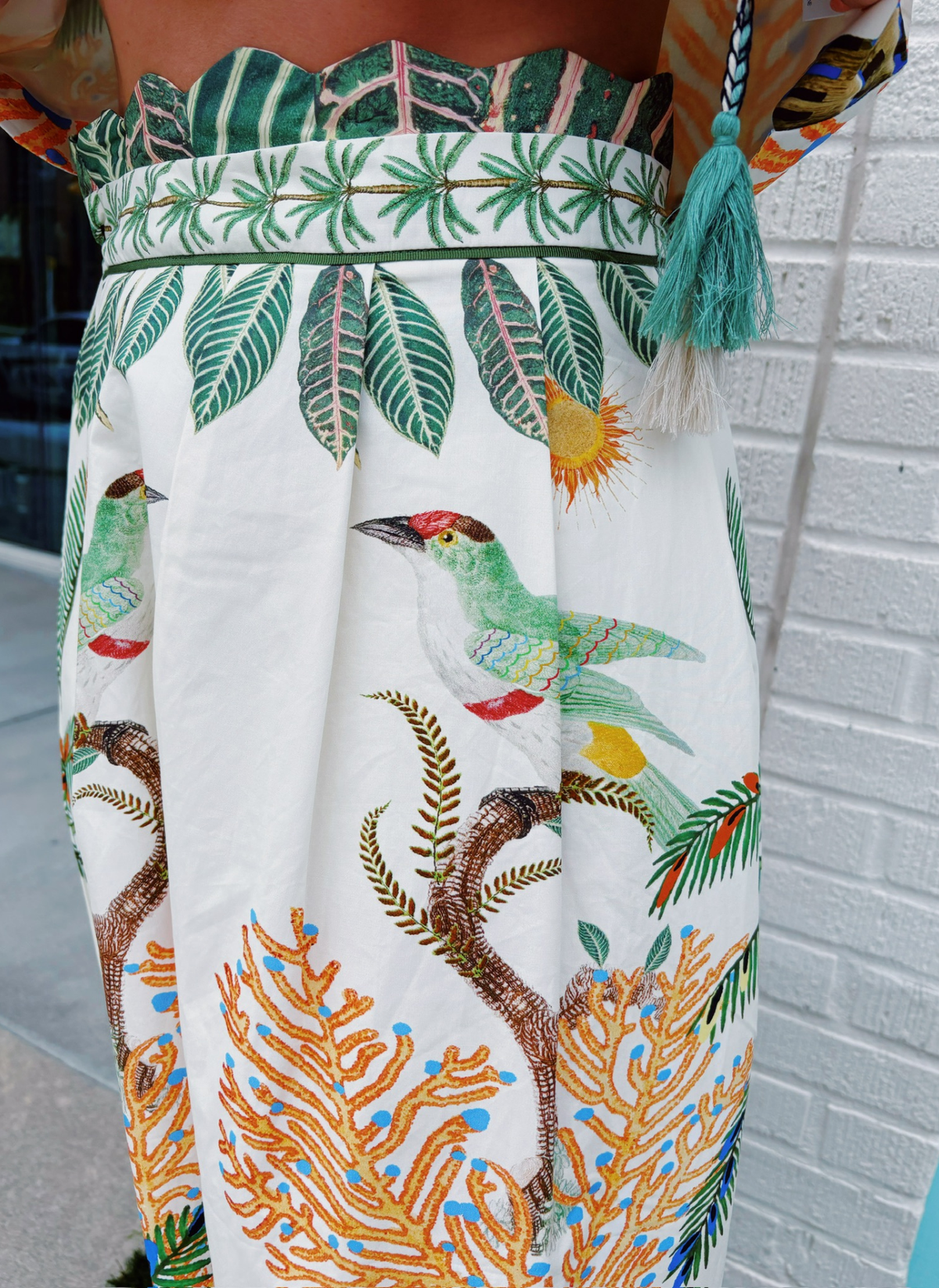 Tropics Scallop Skirt Set