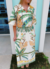 Tropics Scallop Skirt Set