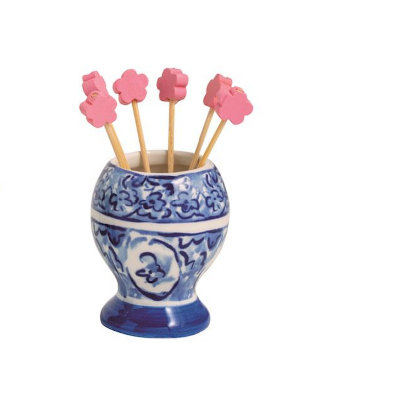 Topiary Toothpick Caddy Set