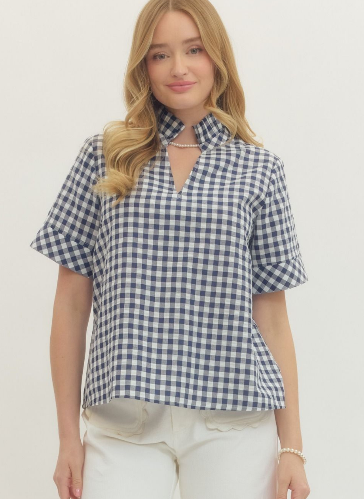 All American Gingham Top