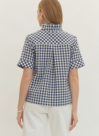 All American Gingham Top