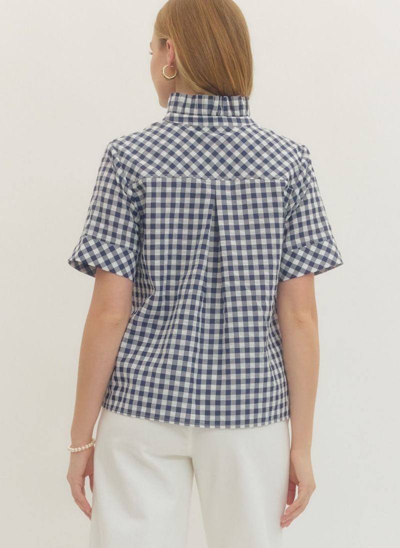 All American Gingham Top