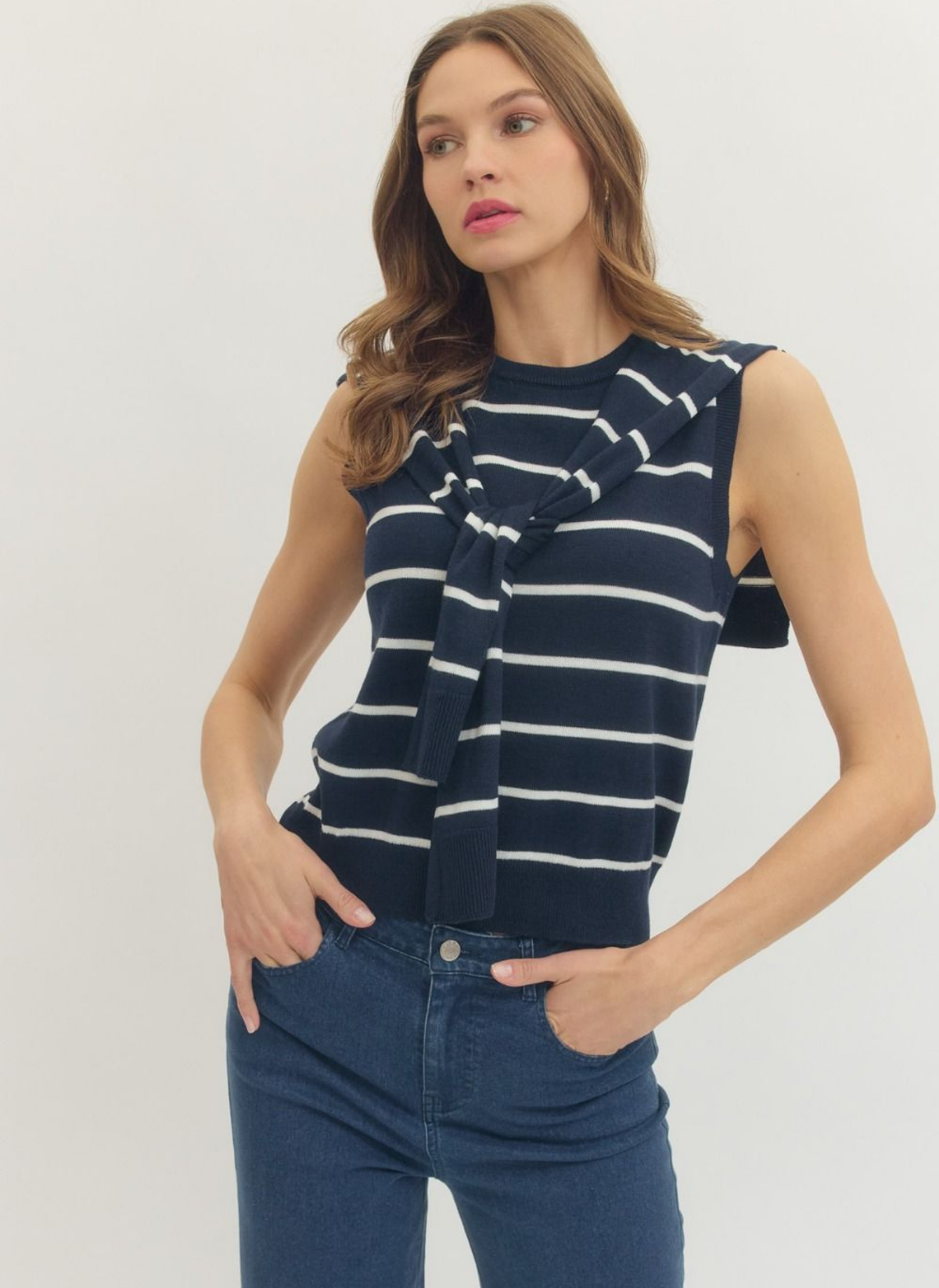 Sail Away Shawl Sweater Tank