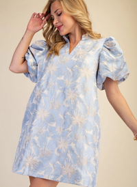 Lurex Flower Field Dress