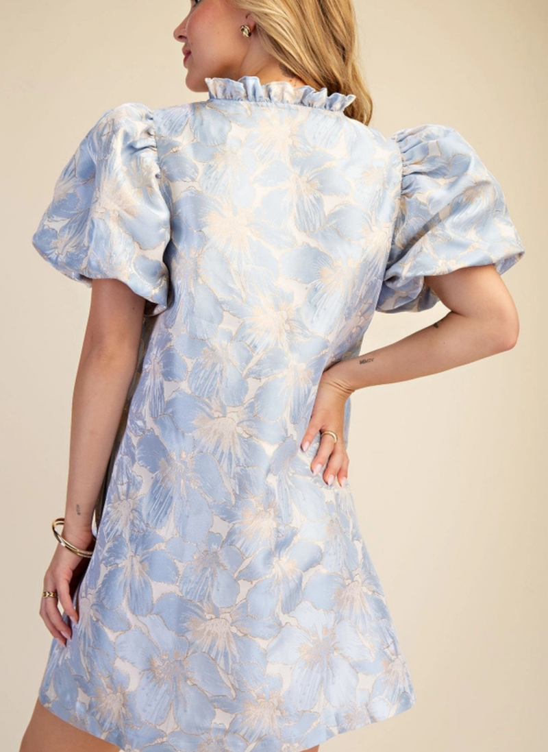 Lurex Flower Field Dress