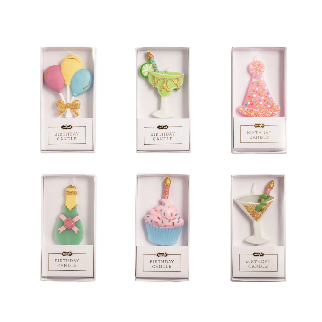 Glitter Birthday Candle