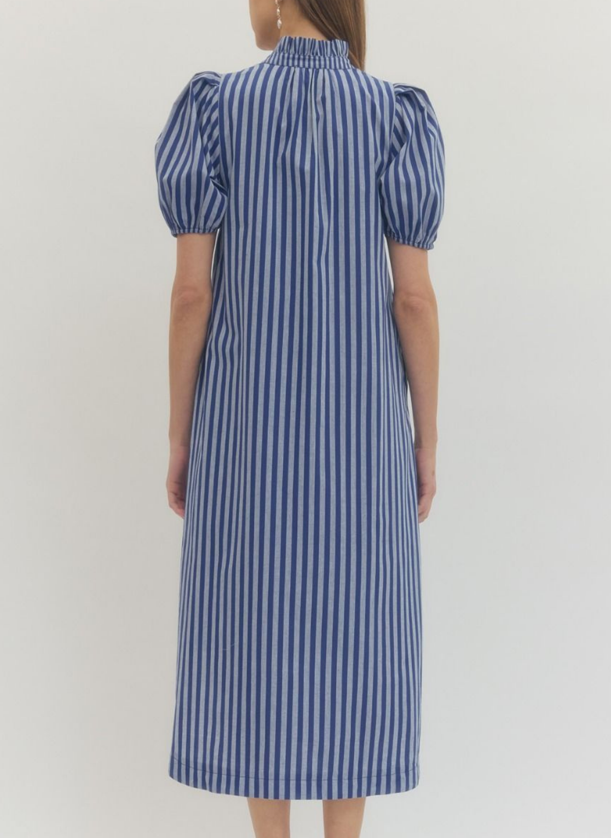Americana Stripe Midi Dress