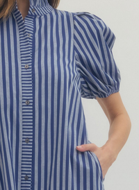 Americana Stripe Midi Dress
