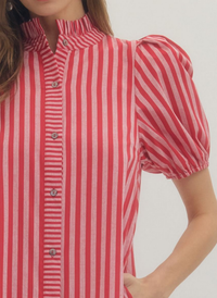 Americana Stripe Midi Dress