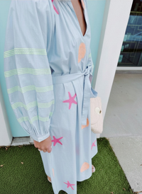 Sandy Shelly Dress - Blue