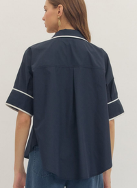 Parker Piped Trim Top