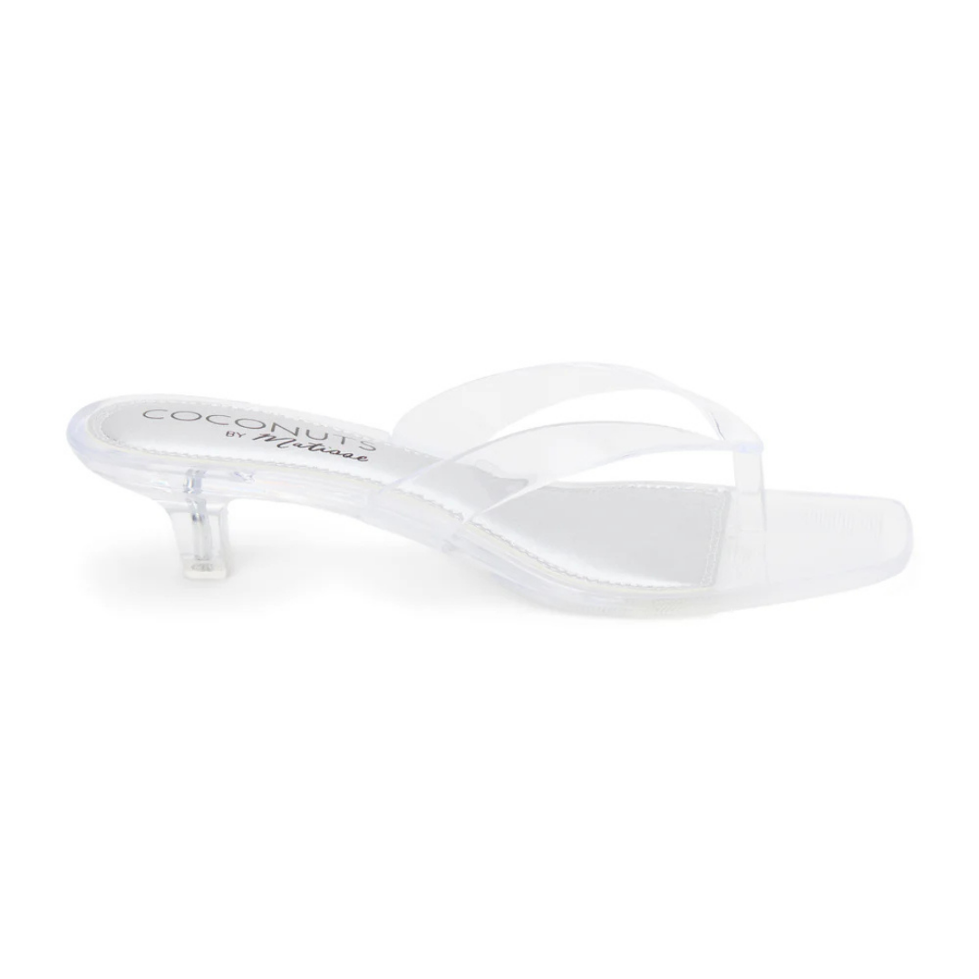 Margo Jelly Kitten Heel - Clear