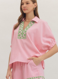 Eloise Embroidered Top
