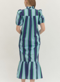 Seabreeze Stripe Midi Dress