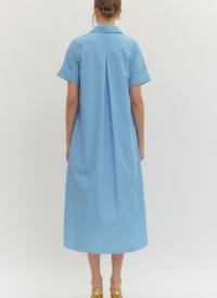Skyline Button Midi Dress