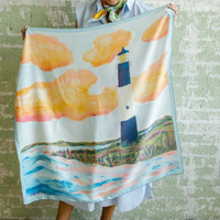 26" x 26" Silk Charmeuse Scarf
