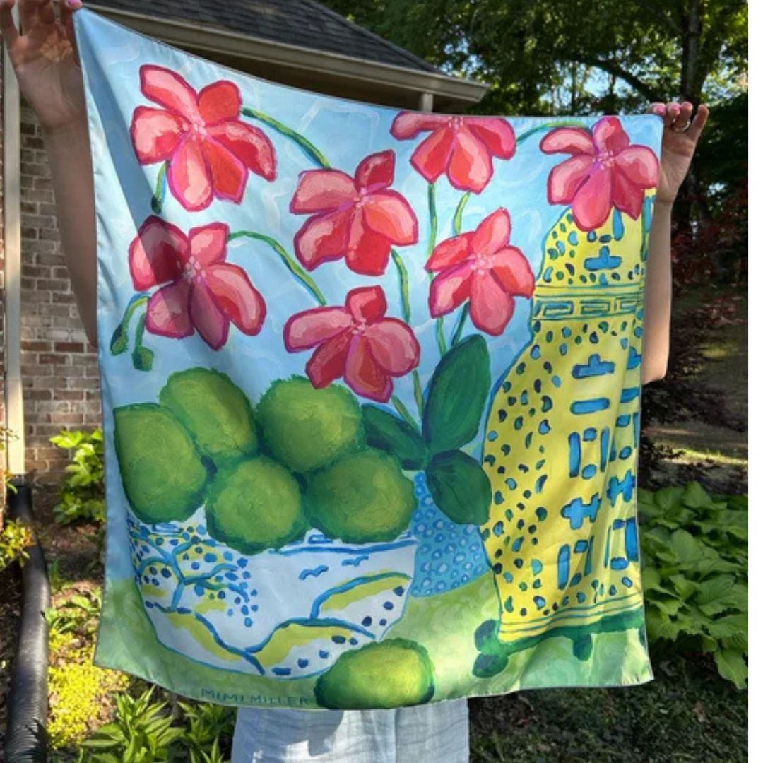 26" x 26" Silk Charmeuse Scarf