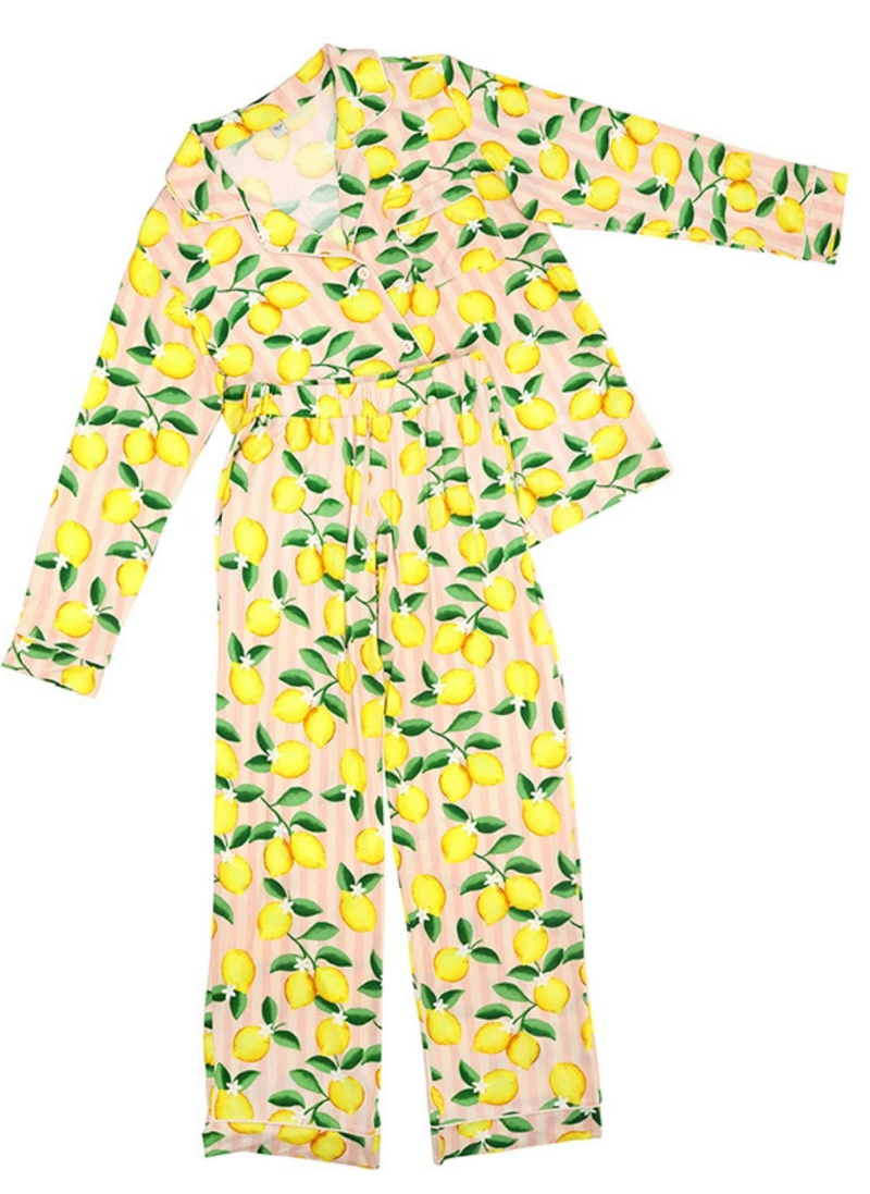 Lemon Pant Pajama Set