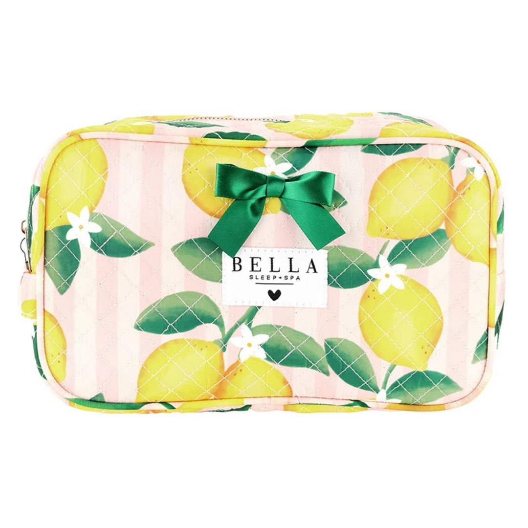 Quilted Cosmetic Travel Bag