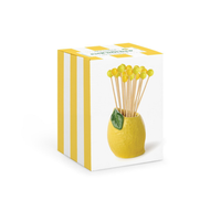 Lemon Toothpick Holder Set