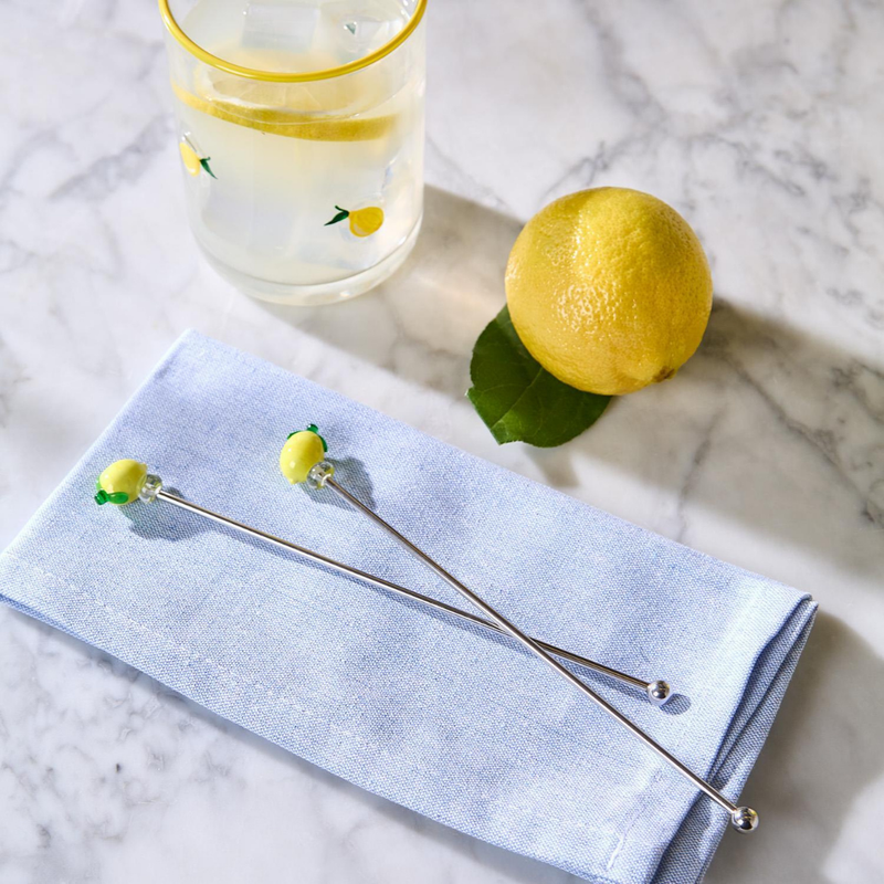 Lemon Drink Stirrer Set