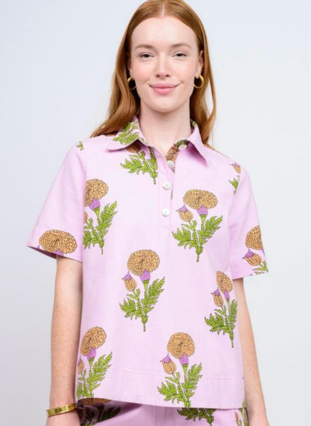 Mum Floral Swing Popover Top