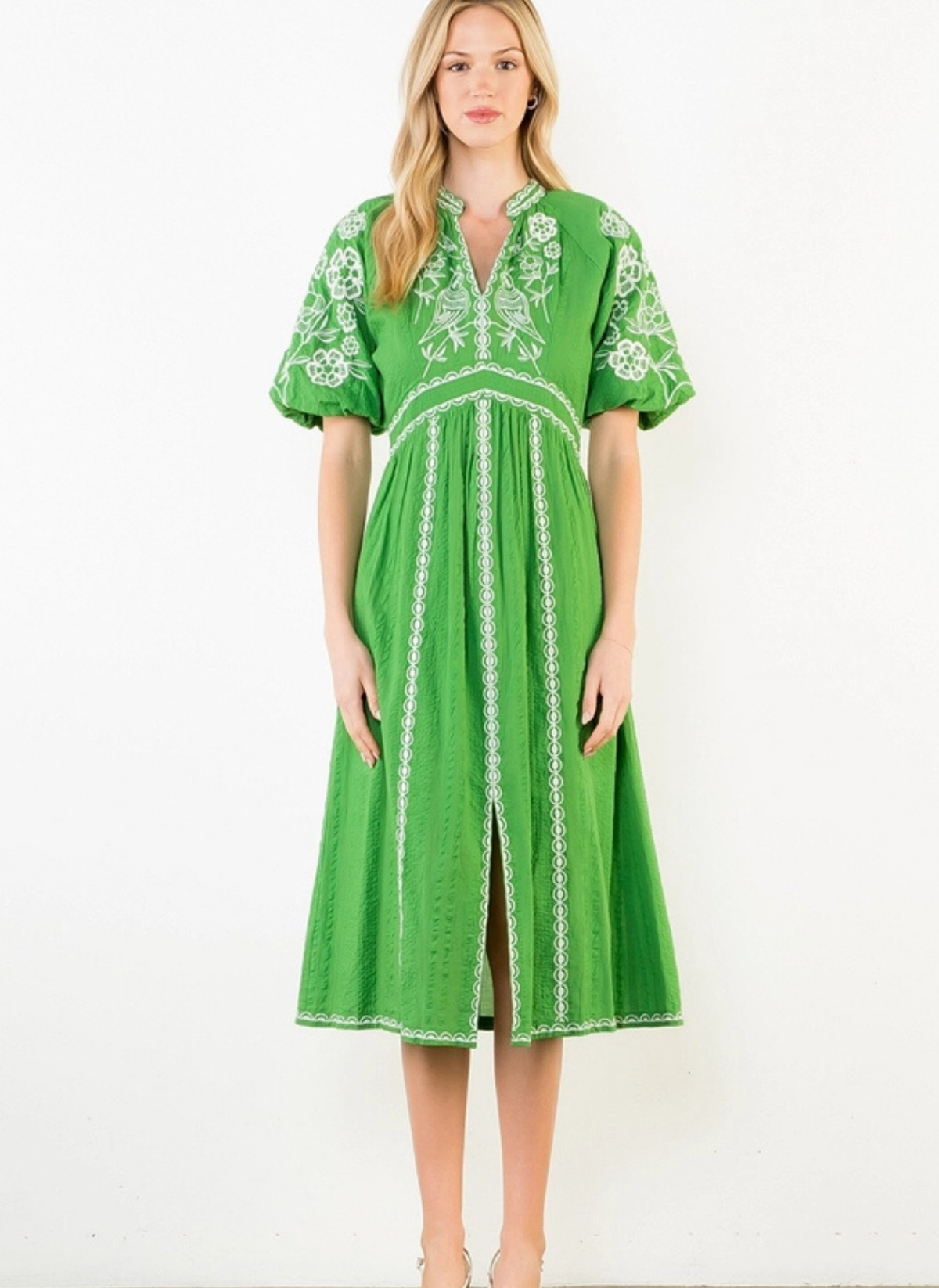 Fiesta Florals Midi Dress