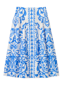 Georgia Skirt - Faraway Provence Blue