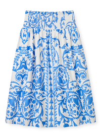 Georgia Skirt - Faraway Provence Blue