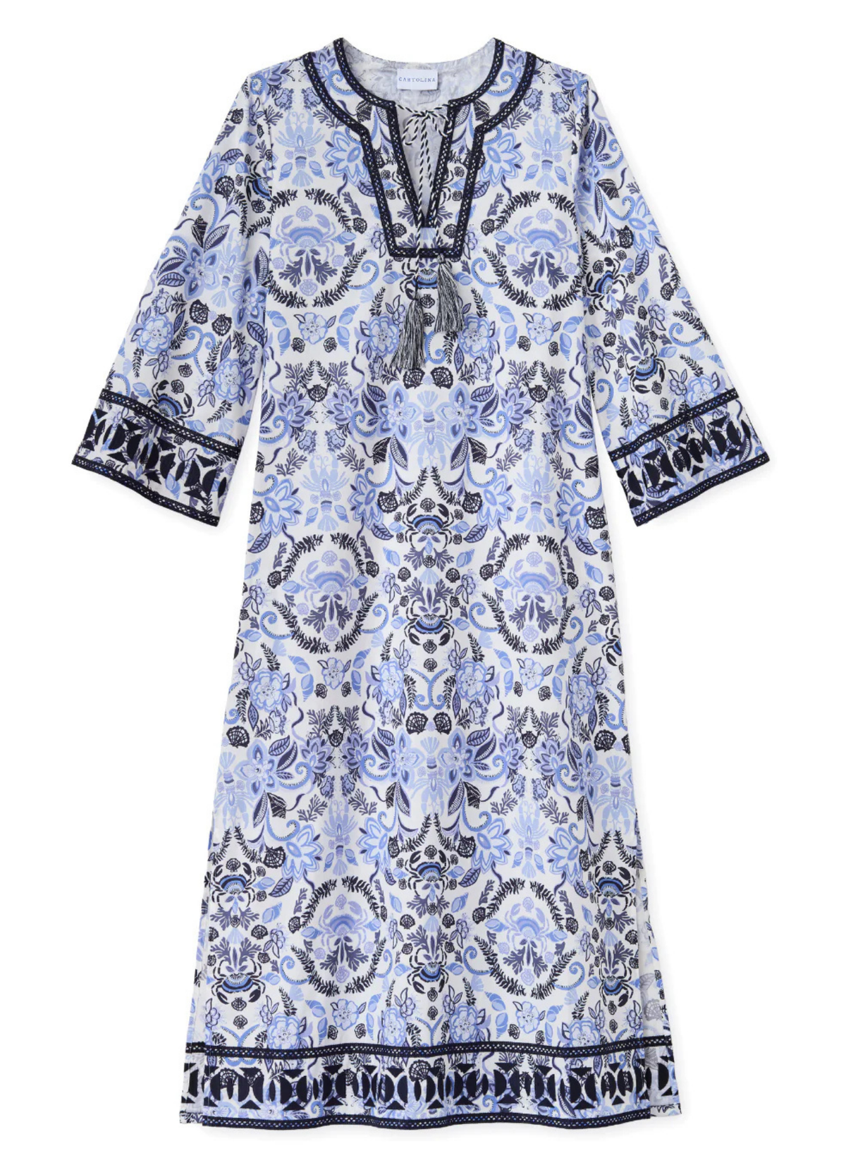 Yvonne Caftan - Blue Mist Bloom
