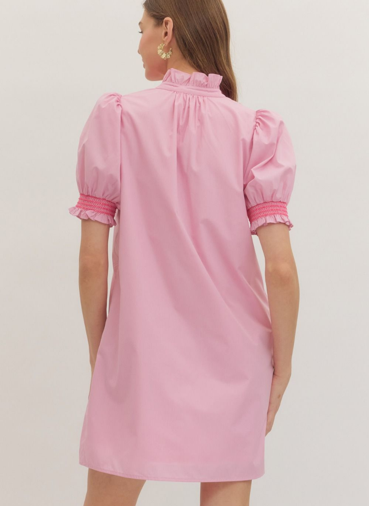 Digital Floral Stitch Dress