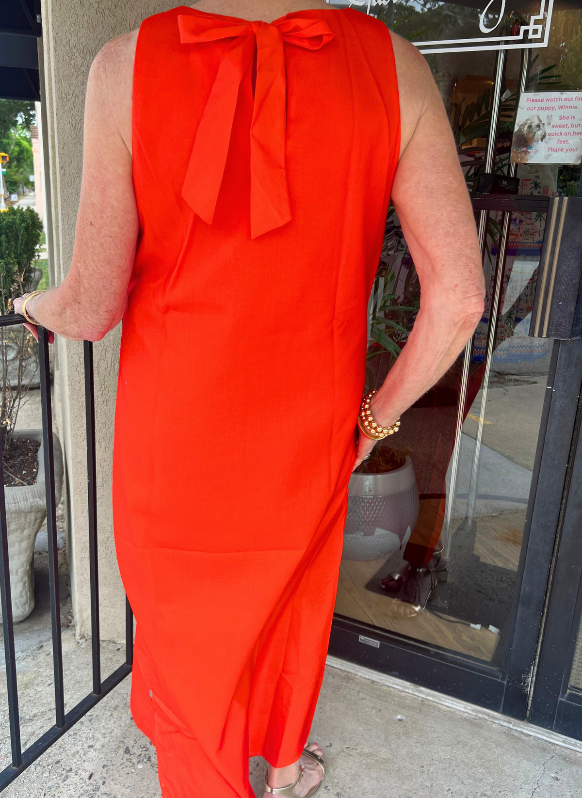 Column Midi Dress