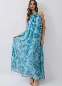 Riveria Swirl Maxi Dress