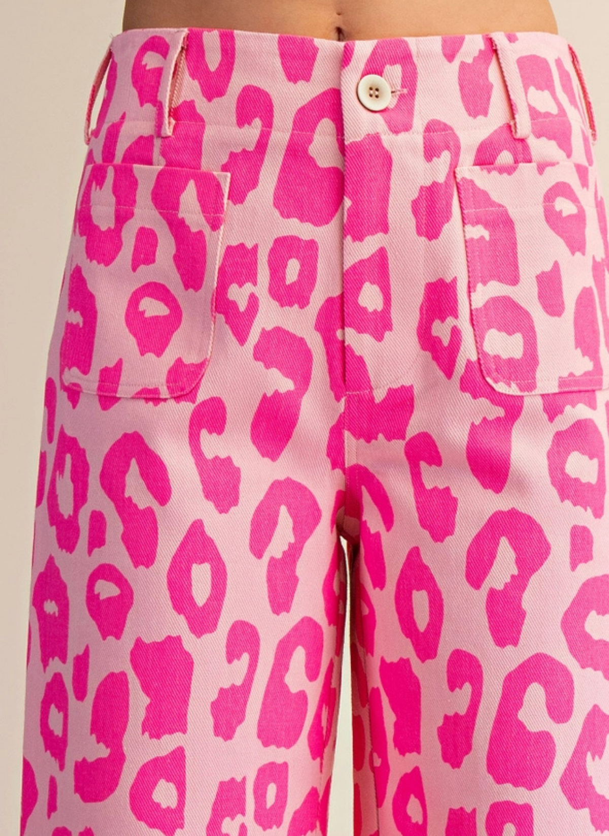 Colette Leopard Wide Leg Pants