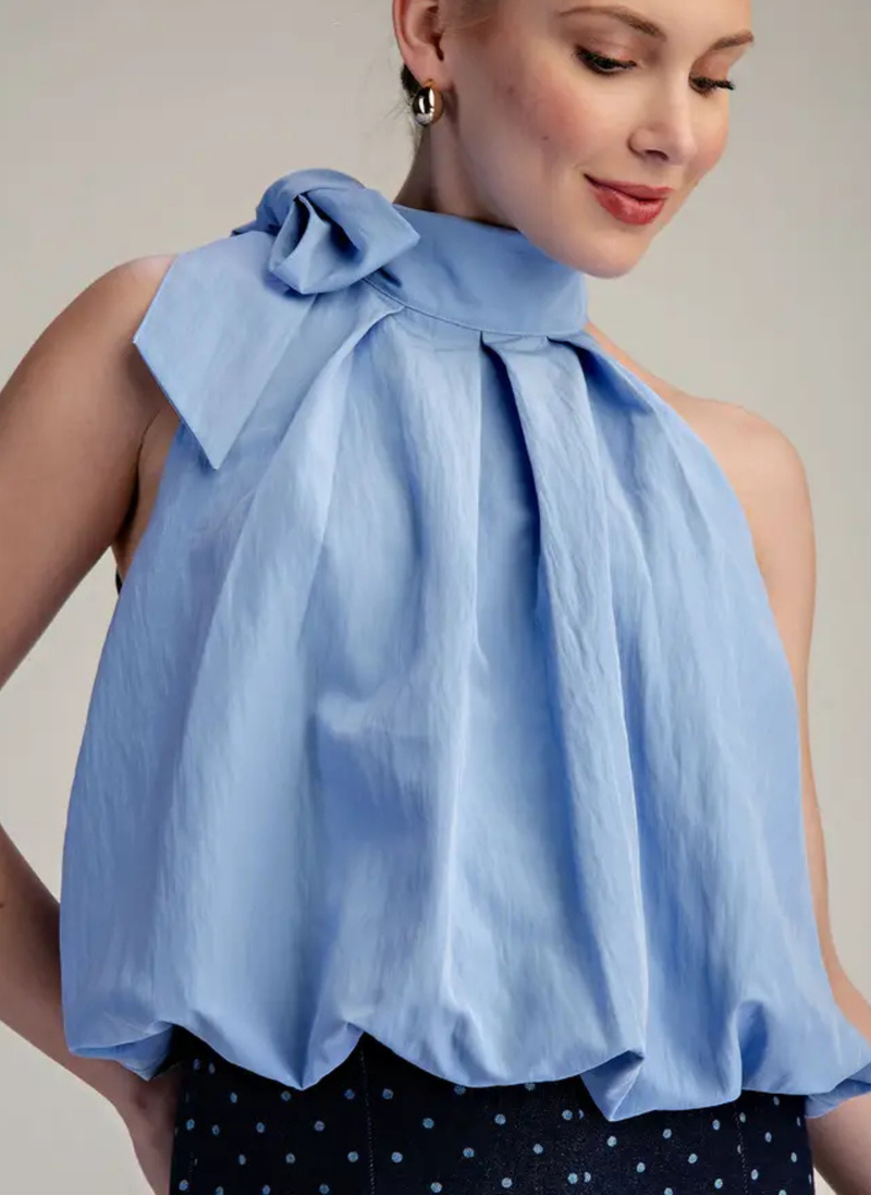 Darcy Tie Neck Sleeveless Top