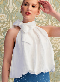Darcy Tie Neck Sleeveless Top