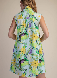 Playa Party Tie Neck Dress