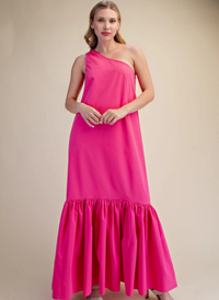 Isla One Shoulder Maxi Dress