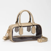East West Handle Clear Bag