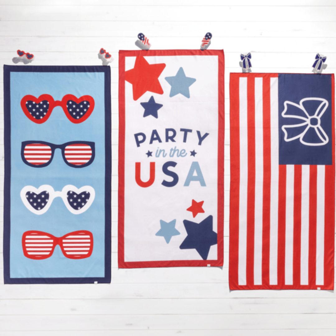 Patriotic Quick Dry Towel Sets