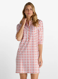 Susanna Dress - Rattan Aperol Gold