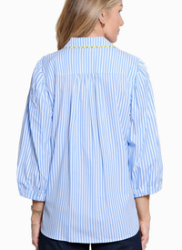 Decorative Trim Stripe Top