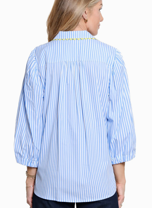 Decorative Trim Stripe Top