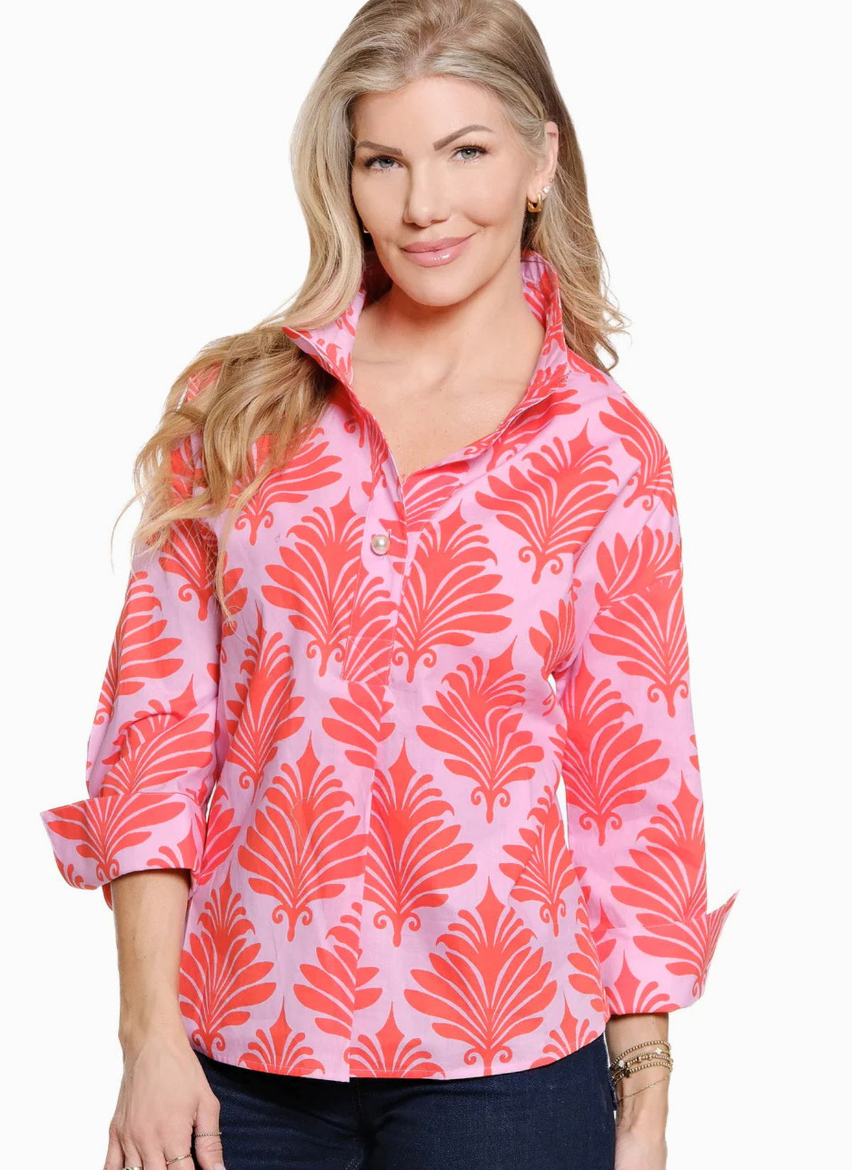 Palm Pearl Tunic Top