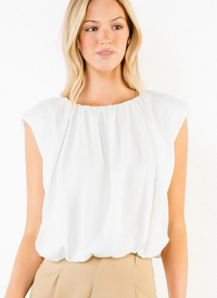 Belle Sleeveless Bubble Top