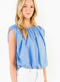 Belle Sleeveless Bubble Top