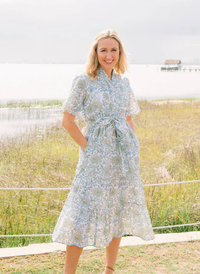 Raina Dress - Sage Garden