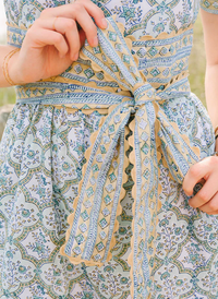 Kaia Dress - Sunlit Trellis