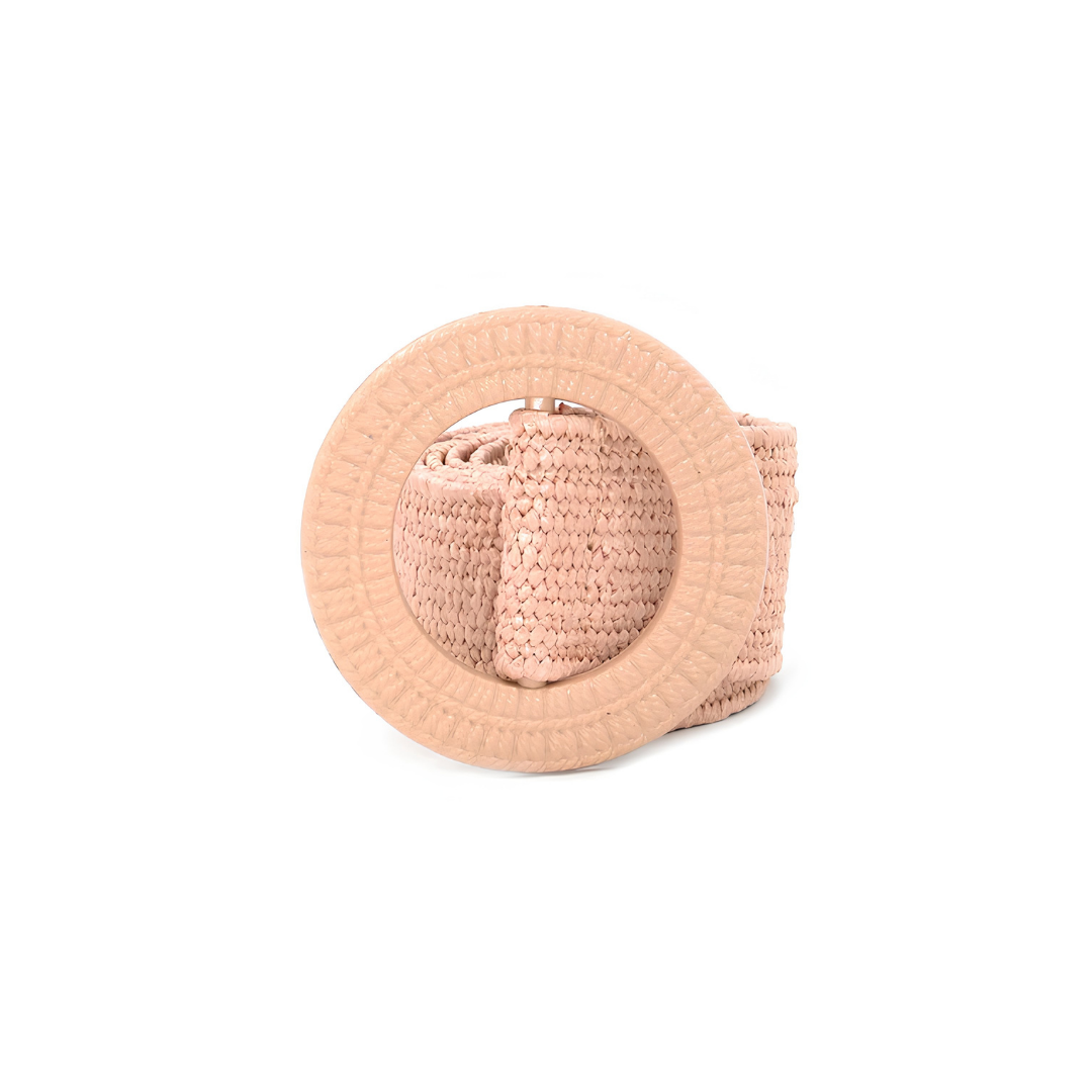 Circle Buckle Elastic Belt